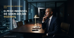 Solidão na Liderança: O Peso Invisível de Quem Decide Sozinho