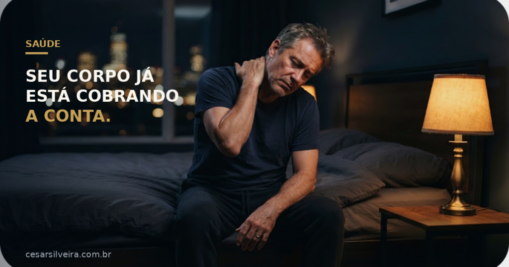 7 Sinais do Estresse de Quem Não Pode Parar: Como Seu Corpo Está Pagando a Conta