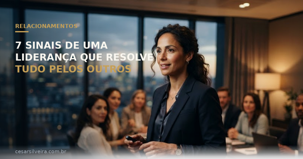 7 Sinais de Uma Liderança Que Resolve Tudo Pelos Outros (Antes de Alguém Pedir)